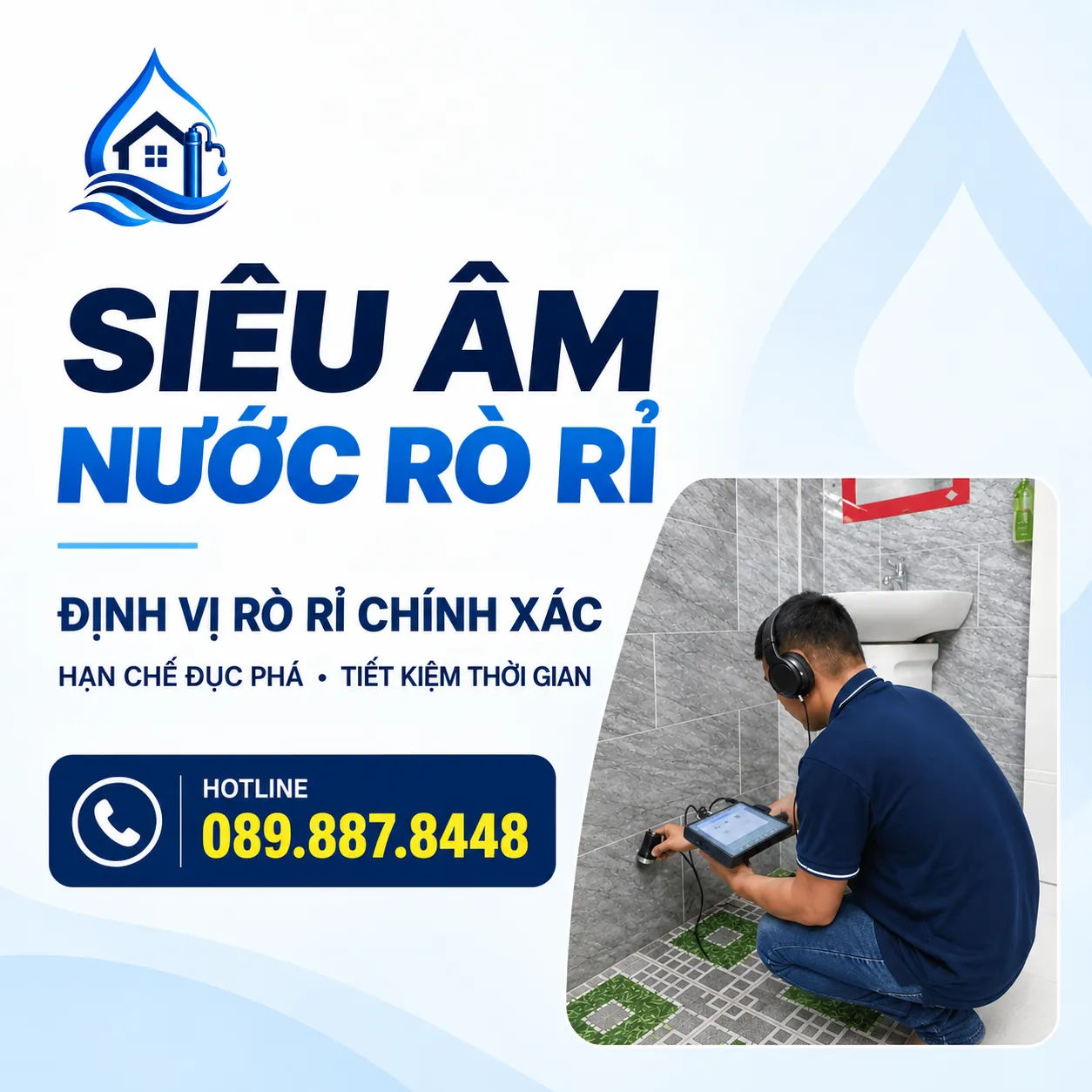 Thợ dò tìm rò rỉ nước