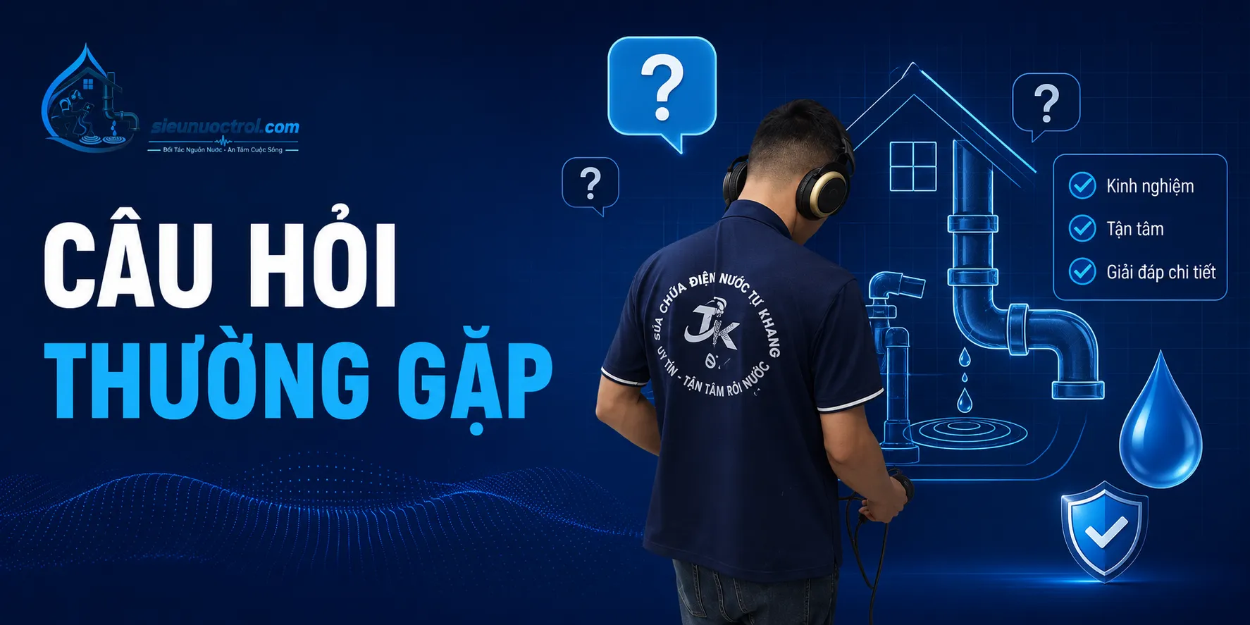 câu hỏi thường gặp khi cần tìm đơn vị dò tìm rò rỉ nước